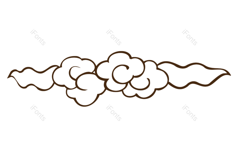 祥云图片,复古元素,中国风PNG,祥云图案免抠素材